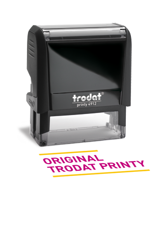 El sello fechador Trodat, se caracteriza por se más fuerte, rápido y limpio que el resto.